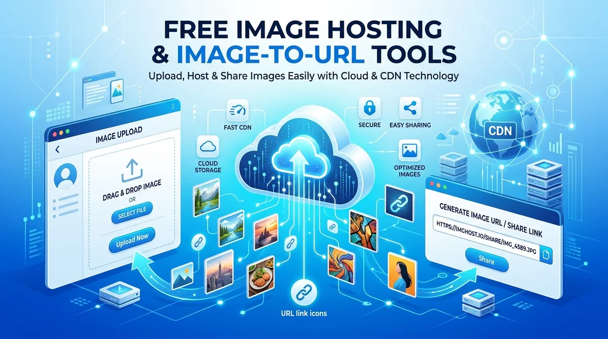 Best Free Image Hosting Sites in 2026 + Image to URL Tools