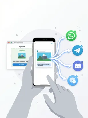 Free Image URL for WhatsApp, Telegram and Other Apps — Send Images Without Losing Quality